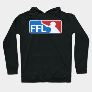 Fantasy Football Distressed Logo Tee Hoodie